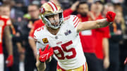 NFL Fans Roast George Kittle for Lack of Focus During 49ers' Fumble in Super Bowl