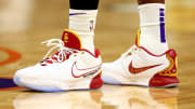 LeBron James Wears Nike LeBron 21 'USC Trojans' Against Suns