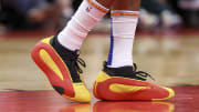 James Harden Wears McDonald's-Themed Adidas Sneakers