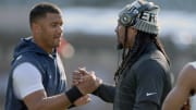 Marshawn Lynch Tells Story of Awkward Russell Wilson Phone Call While With Seahawks