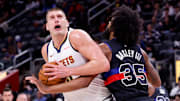 WATCH: Nikola Jokic Ejected From Nuggets vs. Pistons Game