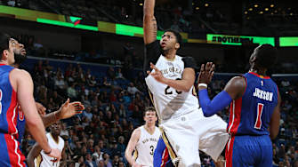 Davis, Evans lead Pelicans past Pistons, 115-99