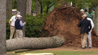 Caída de árboles en Masters de Augusta provocó susto entre aficionados