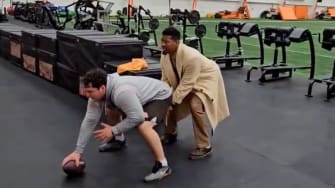 Jameis Winston Took Snaps Under Center in Full Suit After Officially Signing With Browns