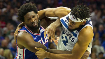 Joel Embiid, Karl-Anthony Towns Suspended Two Games for Role in Sixers-Timberwolves Brawl