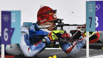 How far do they shoot in biathlon?