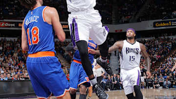 Rondo's dunk helps lead Kings past Knicks, 99-97