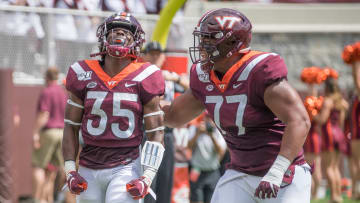 Virginia Tech's Offensive Line a Clear Strength in Week One of Fall Camp