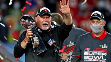 Look: Bruce Arians Gets Tattoo Commemorating Buccaneers' Super Bowl Victory