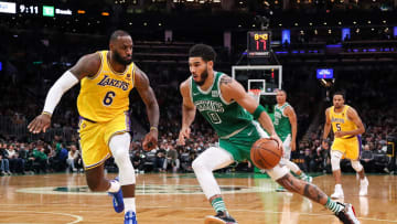 Lakers: Watch LeBron James and Jayson Tatum Pull Off Jaw-Dropping Alley-Oop