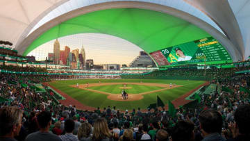 Oakland A's new Las Vegas ballpark apparently glows