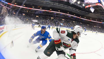 Wild lose to Blues in shootout but inch closer in playoff chase