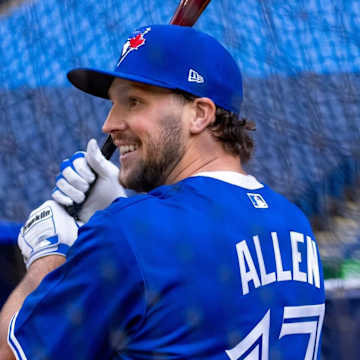 Bills Josh Allen Jokingly Called Up to MLB After Blue Jays Batting Practice: VIDEO