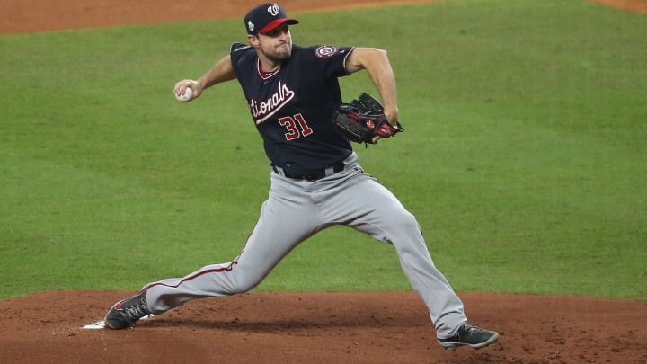 Max Scherzer Scratches From World Series Game 5 Start Due to Back, Neck Issues