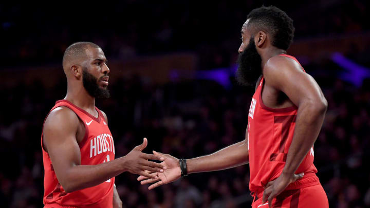 Rockets' James Harden Says He's 'Good' With Chris Paul