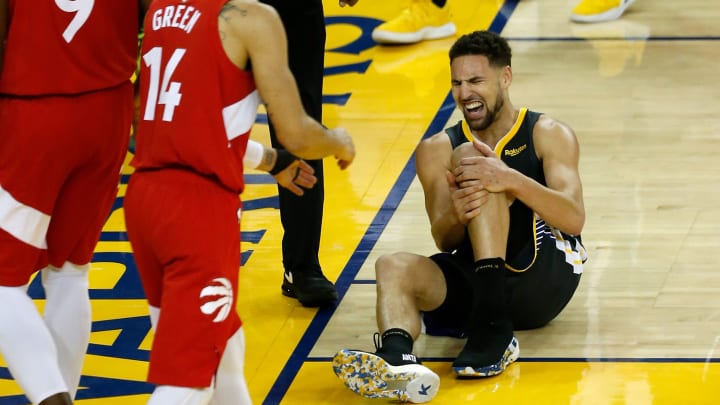 Klay Thompson Out Indefinitely After Tearing ACL in Third Quarter of Game 6