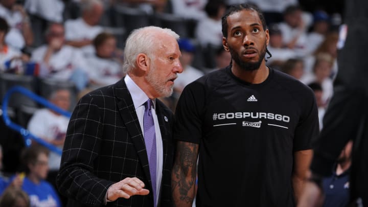 Gregg Popovich Says He'll Be Surprised if Kawhi Leonard Returns This Season