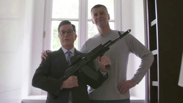 Nets Owner Mikhail Prokhorov Gives Stephen Colbert a Lesson in Russian 'Oligarching'