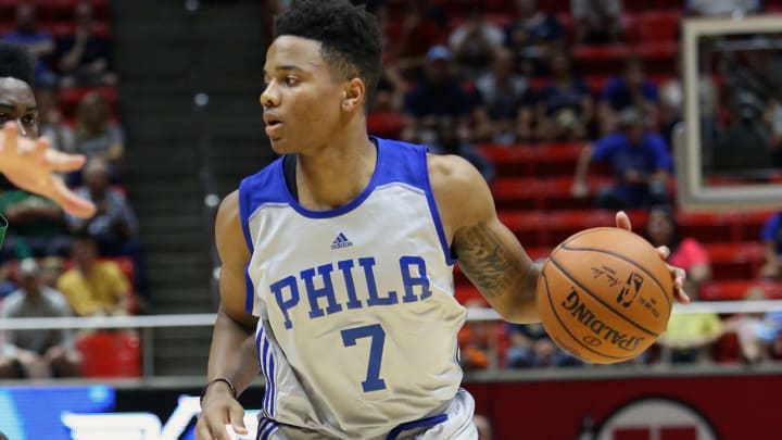 No. 1 pick Markelle Fultz leaves Summer League with ankle injury