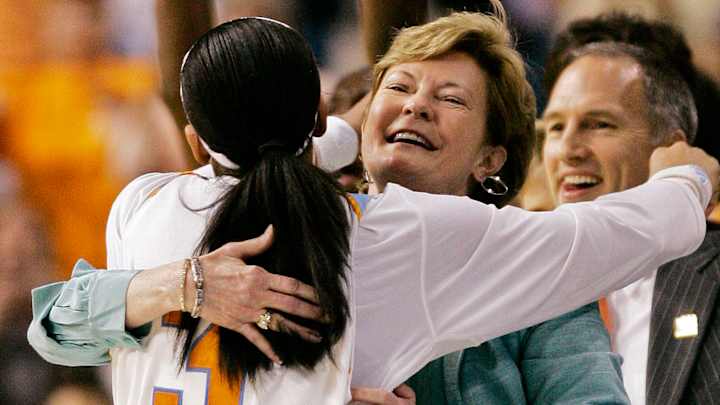 Candace Parker sports orange sneakers to honor Pat Summitt