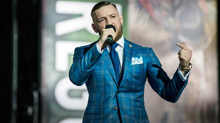 Conor McGregor is flying high as he jousts with Floyd Mayweather on publicity tour