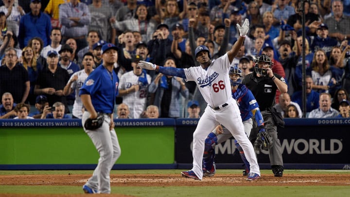 Yasiel Puig Sparks Dodgers Again in NLCS Game 1 Win Over Cubs