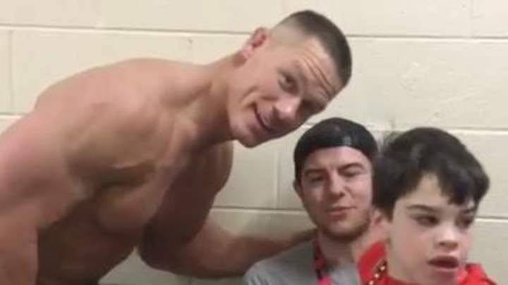 Video: John Cena gave this fan the surprise of a lifetime, with a little help from AJ Styles