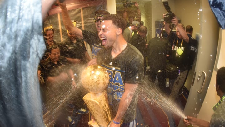 Stephen Curry hopes Cleveland locker room still smells like champagne