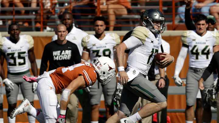 Baylor QB Russell in concussion protocol, expects to play