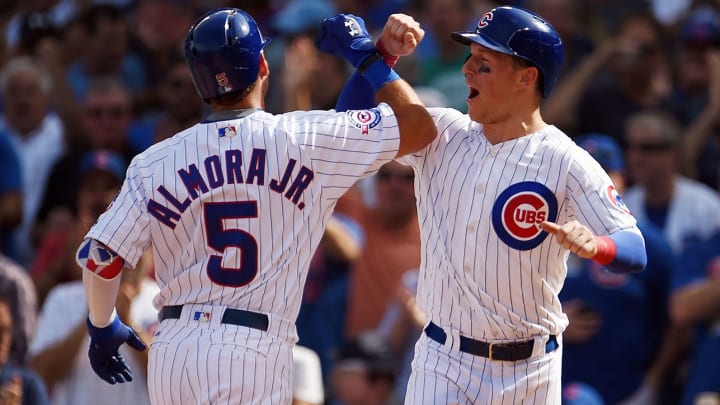 Cubs bench players enjoying first-hand look as team chases historic finish