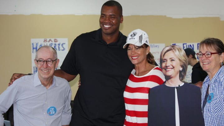 Trailblazer: Jason Collins Now Hustling For Hillary