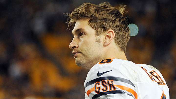 Jay Cutler to miss at least four weeks with groin injury suffered against Washington