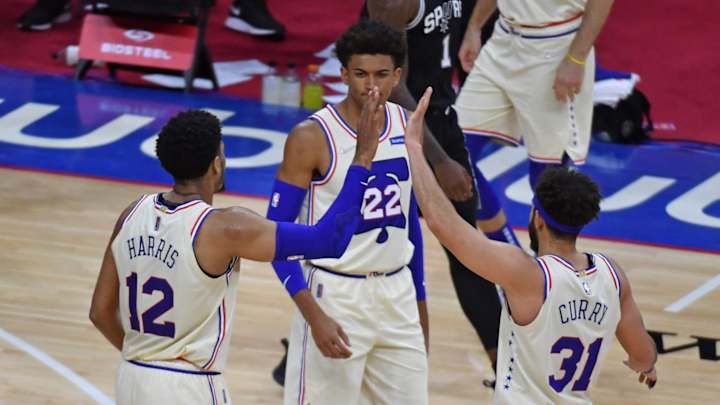 Sixers Felt a Boost From Limited Fans vs. Spurs on Sunday