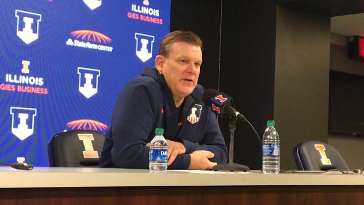 VIDEO: Illinois Coach Brad Underwood On Minnesota & His Big Ten-Leading Team