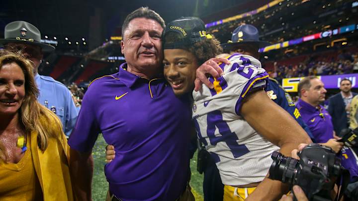 LSU Coach Ed Orgeron Says Players Will Return June 1 For Testing, Should Be Ready for June 8 Workouts