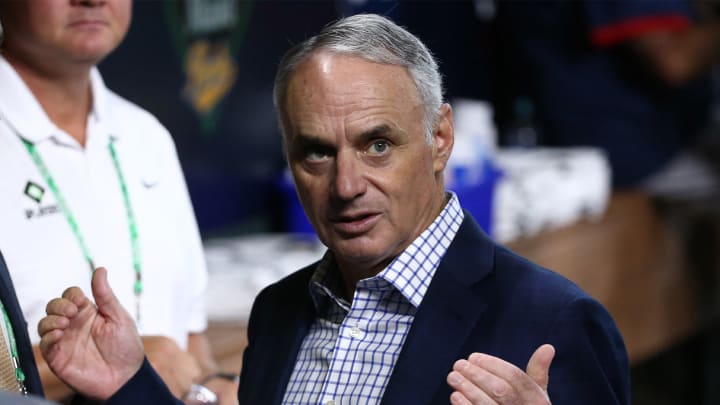 MLB Commish Rob Manfred Defends Braves’ Name, Tomahawk Chop Ahead of World Series