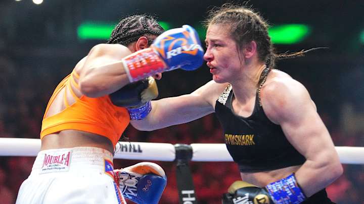 Katie Taylor Finds Late Boost of Energy to Get Past Amanda Serrano