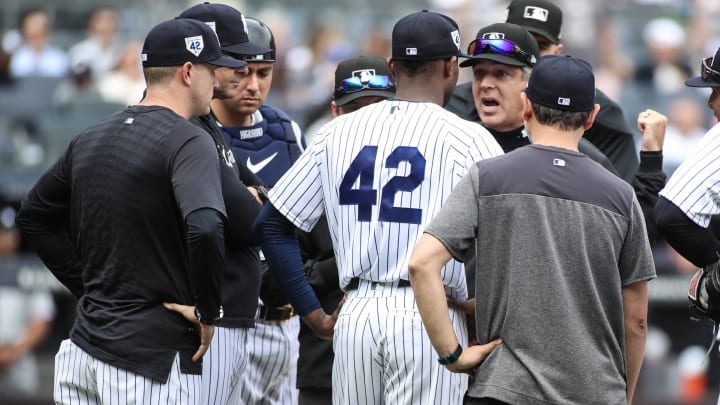 Twins’ Rocco Baldelli Tossed After Yankees’ Domingo German’s Sticky Substance Check