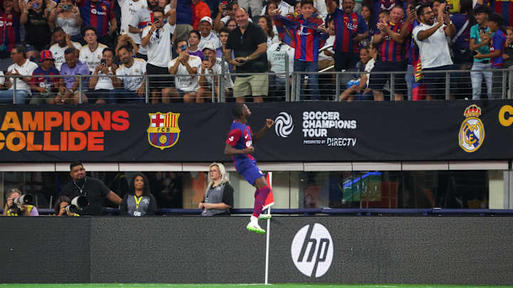 Ousmane Dembele And Fermin Lopez Score Superb Goals As Barcelona Beat Real Madrid In Clasico 'Friendly' Featuring Seven Yellow Cards