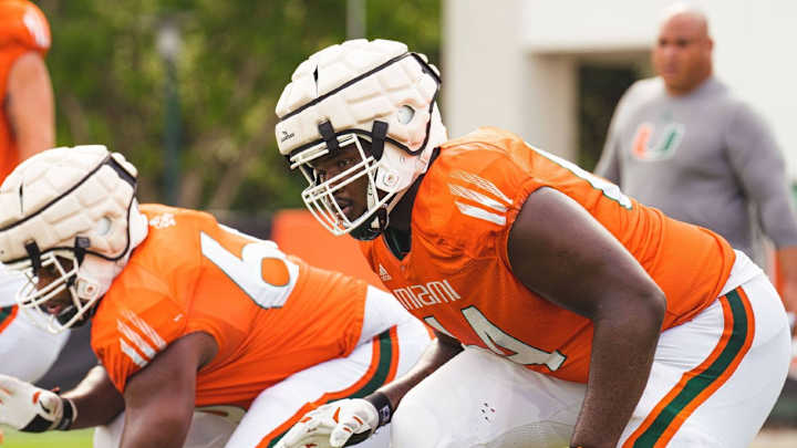 Miami Hurricanes OL Named ACC Lineman of the Week