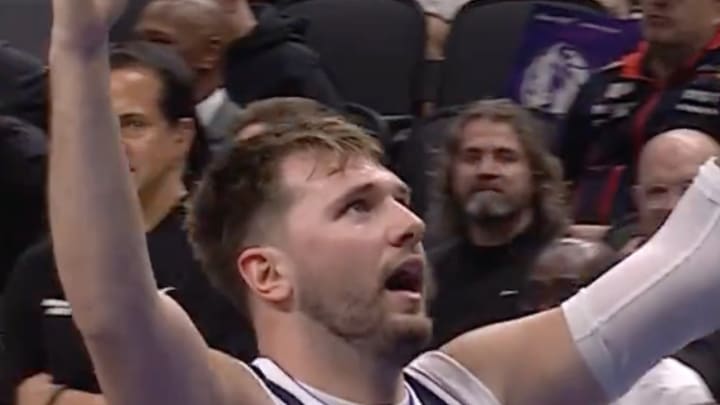 Luka Doncic Had Such a Sarcastic Reaction to Finally Getting a Foul Call During Mavs-Heat Game