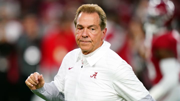 Nick Saban Comments on Postgame Moment with LSU WR Aaron Anderson: 'It's Not Personal to Me'