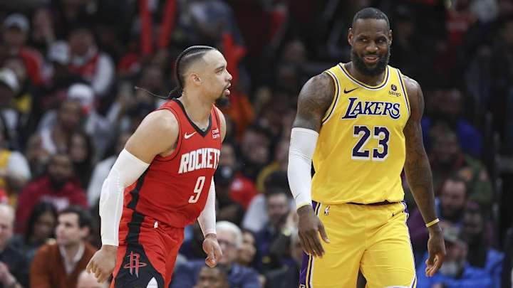 Dillon Brooks Keeps LeBron James Feud Going With Taunting and Flagrant Foul