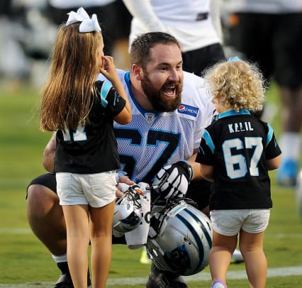 Hot Clicks NFL Players and Their Kids at Training Camp 