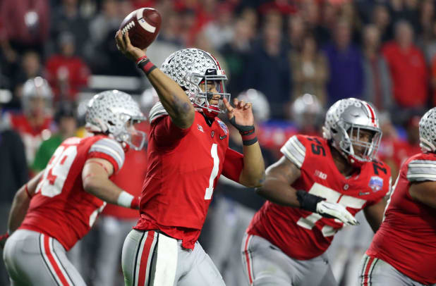 Watch Former Ohio State QB Justin Fields Score First NFL Touchdown - Sports  Illustrated Ohio State Buckeyes News, Analysis and More