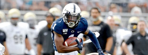 Penn State's fast-playing, fast-talking KJ Hamler makes a memorable first  impression – The Morning Call