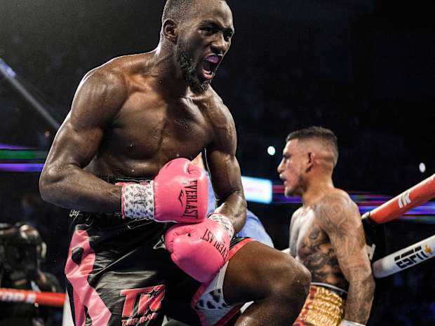 terence crawford signed glove