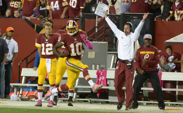 No RG3 as streaking Redskins, Browns meet