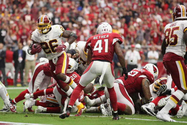 NFL Preseason Blitz: Adrian Peterson's first game with Redskins turns some  heads