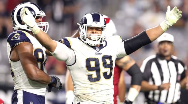 Cardinals' Calais Campbell says he wants to better than Aaron Donald